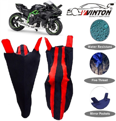 V VINTON Two Wheeler Cover for Kawasaki(Ninja, Red, Blue)