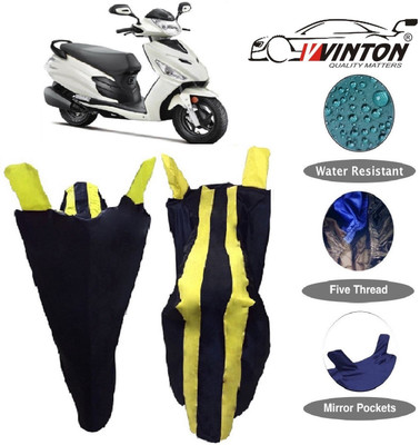 V VINTON Two Wheeler Cover for Hero(Maestro, Yellow)