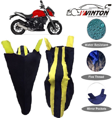 V VINTON Two Wheeler Cover for Mahindra(Mojo UT 300, Yellow)