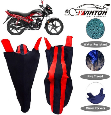 V VINTON Two Wheeler Cover for Honda(Dream Yuga, Red, Blue)