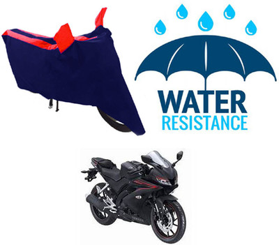 RONISH Waterproof Two Wheeler Cover for Yamaha(R15 V3, Blue, Red)
