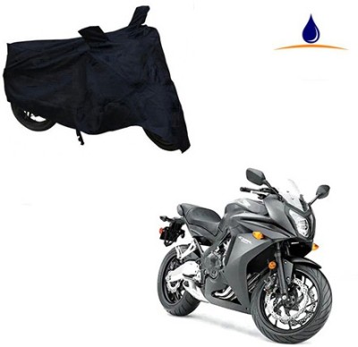 saanvi Waterproof Two Wheeler Cover for Honda(CBR 650F, Black)