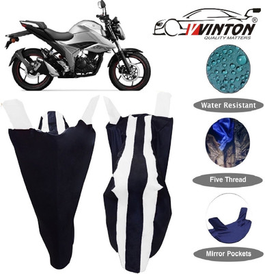 V VINTON Two Wheeler Cover for Suzuki(Gixxer, Multicolor)