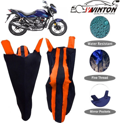 V VINTON Two Wheeler Cover for Hero(Xtreme, Blue, Orange)