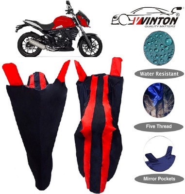 V VINTON Two Wheeler Cover for Mahindra(Mojo UT 300, Red)