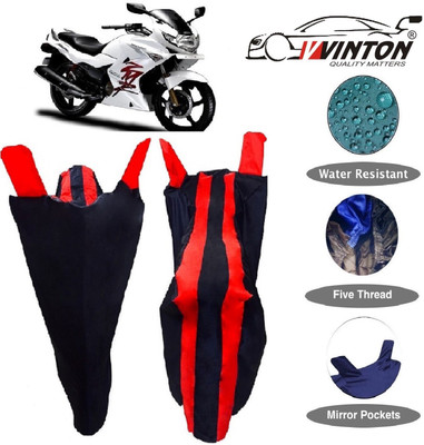 V VINTON Two Wheeler Cover for Hero(Karizma ZMR, Red)