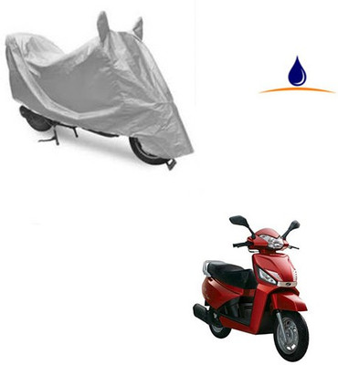 Pecko Two Wheeler Cover for Mahindra(Gusto, Silver)