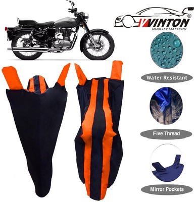 V VINTON Two Wheeler Cover for Royal Enfield(Bullet 350, Multicolor)