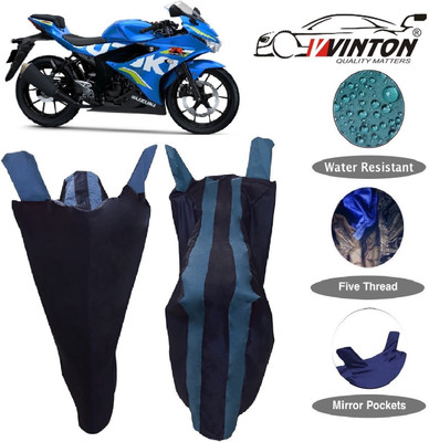 V VINTON Two Wheeler Cover for Suzuki(GSX R150, Blue)