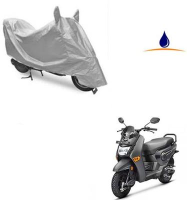 SRENTERPRISES Two Wheeler Cover for Honda(Cliq, Silver)