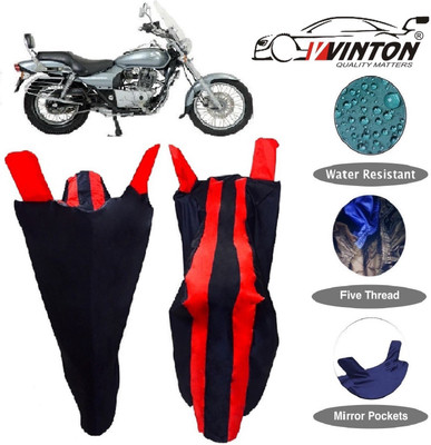 V VINTON Two Wheeler Cover for Bajaj(Avenger 220 DTS-i, Red)