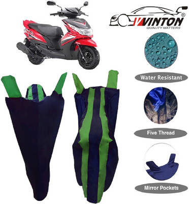 V VINTON Two Wheeler Cover for Yamaha(Ray Z, Multicolor)