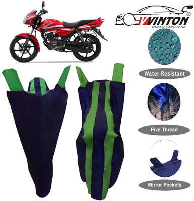 V VINTON Two Wheeler Cover for TVS(Phoenix 125, Blue, Green)
