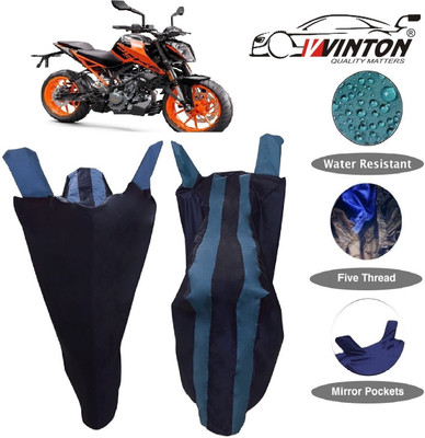 V VINTON Two Wheeler Cover for KTM(Duke 200, Blue)