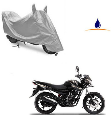 Pecko Two Wheeler Cover for Bajaj(Discover 150 s, Silver)