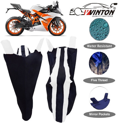 V VINTON Two Wheeler Cover for KTM(RC 200, White)