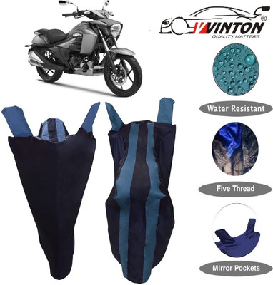 V VINTON Two Wheeler Cover for Suzuki(Intruder, Blue)
