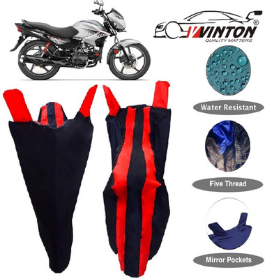 V VINTON Two Wheeler Cover for Hero(Glamour, Red)