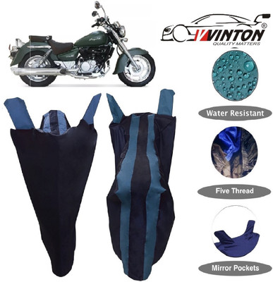 V VINTON Two Wheeler Cover for Hyosung(Aquila 250, Blue)