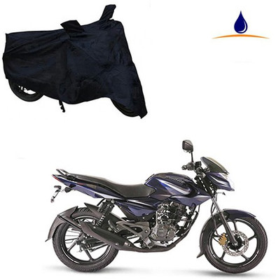 saanvi Waterproof Two Wheeler Cover for Bajaj(Pulsar 135 LS DTS-i, Black)
