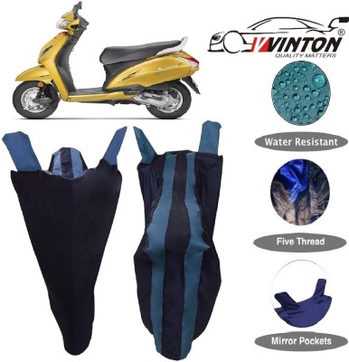 V VINTON Two Wheeler Cover for Honda(Activa 5G, Blue)