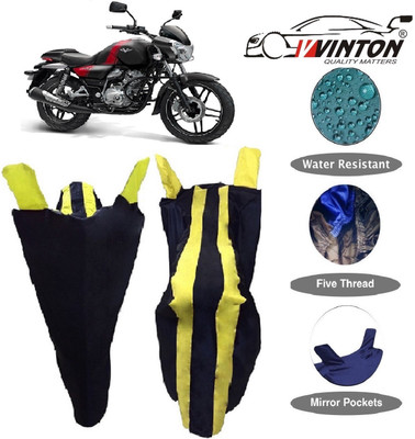 V VINTON Two Wheeler Cover for Bajaj(V 150, Yellow)