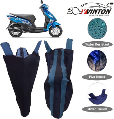 V VINTON Two Wheeler Cover for Suzuki(Let's, Blue)