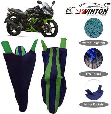 V VINTON Two Wheeler Cover for Yamaha(YZF R15 S, Green)