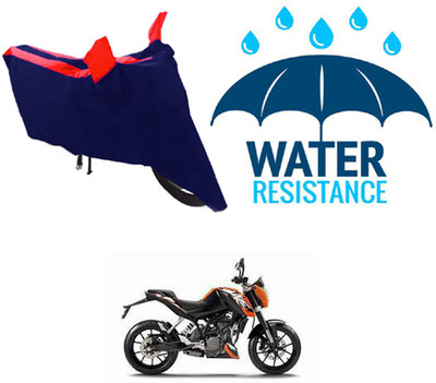 RONISH Waterproof Two Wheeler Cover for KTM(Duke 200, Blue, Red)
