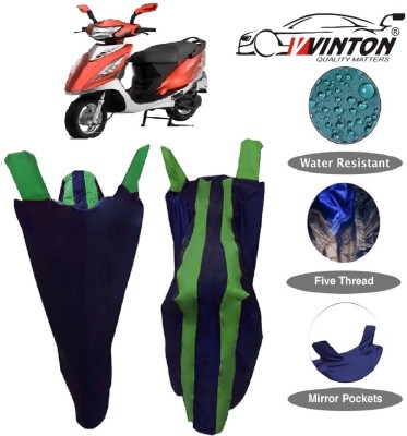 V VINTON Two Wheeler Cover for TVS(Scooty Streak, Multicolor)