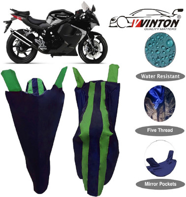 V VINTON Two Wheeler Cover for Hyosung(GT250R, Green)