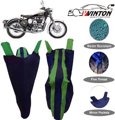 V VINTON Two Wheeler Cover for Royal Enfield(Classic Chrome, Multicolor)