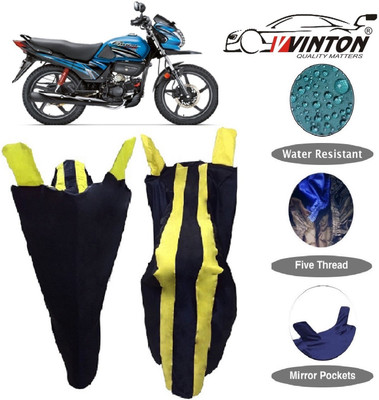 V VINTON Two Wheeler Cover for Hero(Passion Pro TR, Yellow)