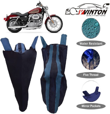 V VINTON Two Wheeler Cover for Harley Davidson(XL 883, Multicolor)