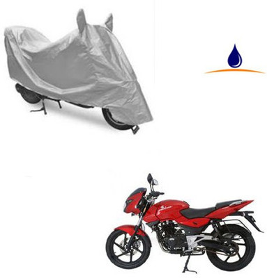 Pecko Two Wheeler Cover for Bajaj(Pulsar 200 NS DTS-i, Silver)