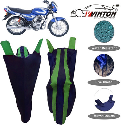 V VINTON Two Wheeler Cover for Bajaj(CT100, Multicolor)