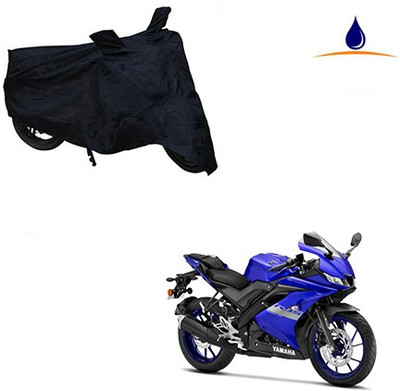 saanvi Waterproof Two Wheeler Cover for Yamaha(R15 V3, Black)