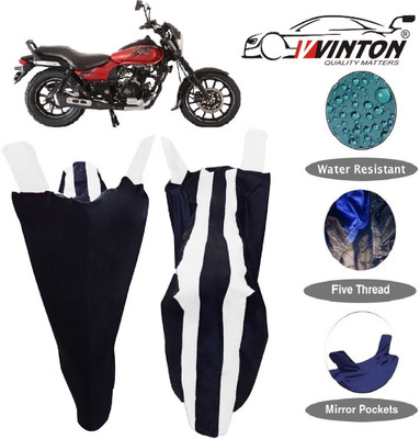 V VINTON Two Wheeler Cover for Bajaj(Avenger 180 Street, White)