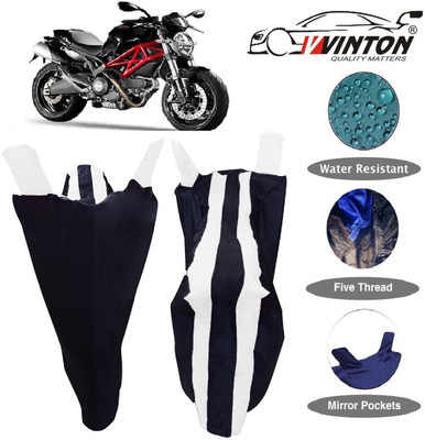 V VINTON Two Wheeler Cover for Ducati(Monster 796 S2R, White)