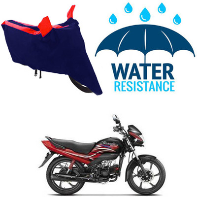 MMSSTAR Waterproof Two Wheeler Cover for Hero(Passion Pro, Blue, Red)