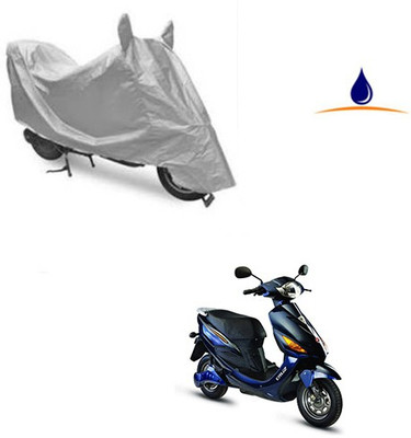 Pecko Two Wheeler Cover for Hero(Electric Cruz, Silver)