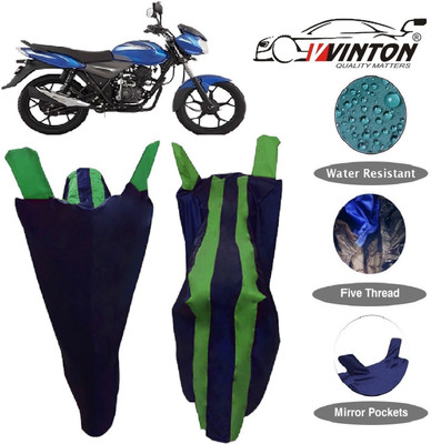 V VINTON Two Wheeler Cover for Bajaj(Discover 110, Multicolor)