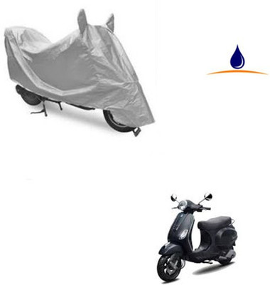 Pecko Two Wheeler Cover for Piaggio(Vespa LX, Silver)