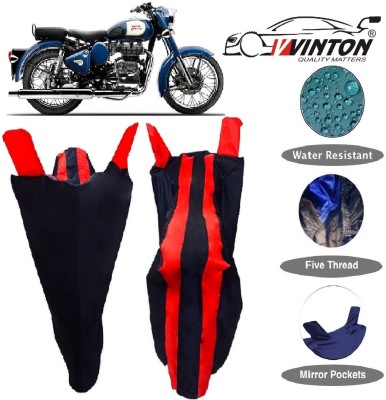 V VINTON Two Wheeler Cover for Royal Enfield(Classic 350, Red)