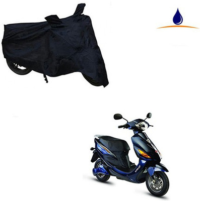 SRENTERPRISES Two Wheeler Cover for Hero(Electric Cruz, Black)