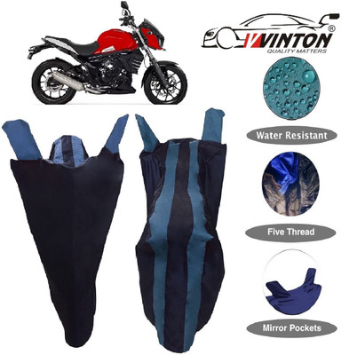 V VINTON Two Wheeler Cover for Mahindra(Mojo UT 300, Blue)