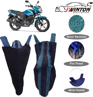 V VINTON Two Wheeler Cover for Yamaha(Saluto, Blue)