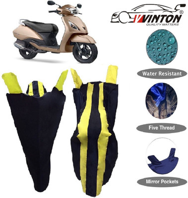 V VINTON Two Wheeler Cover for TVS(Jupiter, Multicolor)