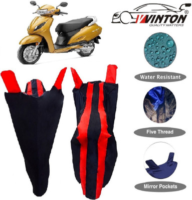 V VINTON Two Wheeler Cover for Honda(Activa 6G, Red, Blue)