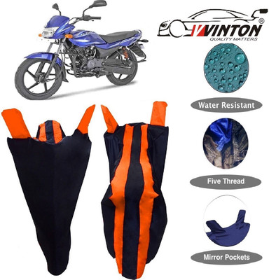 V VINTON Two Wheeler Cover for Bajaj(Platina, Blue, Orange)